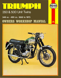 Workshop Manual Triumph 350 & 500cc Unit Construction Twins