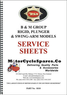 Workshop Service Sheets for BSA B31-B34 & M20-M33 1945-63