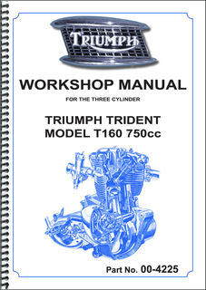 Factory Workshop Manual Triumph Trident T160 1975