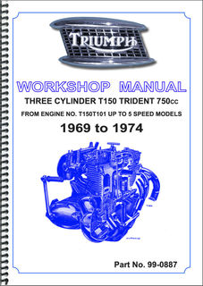 Factory Workshop Manual Triumph Trident T150 1969-74