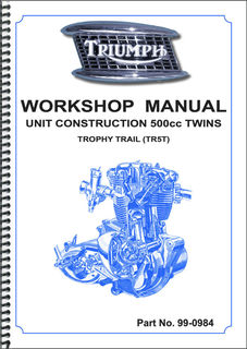 Factory Workshop Manual Triumph 500 TR5T Trophy Trail, Adventurer