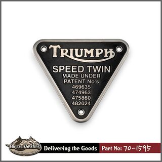70-1595 Patent Plate