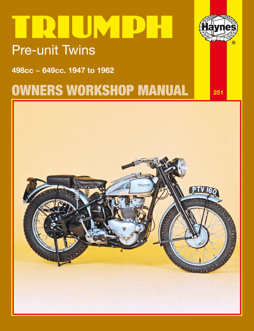 Workshop Manual Triumph Pre-Unit Construction 500 & 650 Twins
