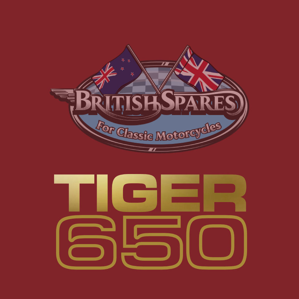 Transfer Decal, Tiger 650, 1969-71, Small