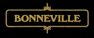 Decal, Bonneville, Sidecover,1972, Gold on Clear
